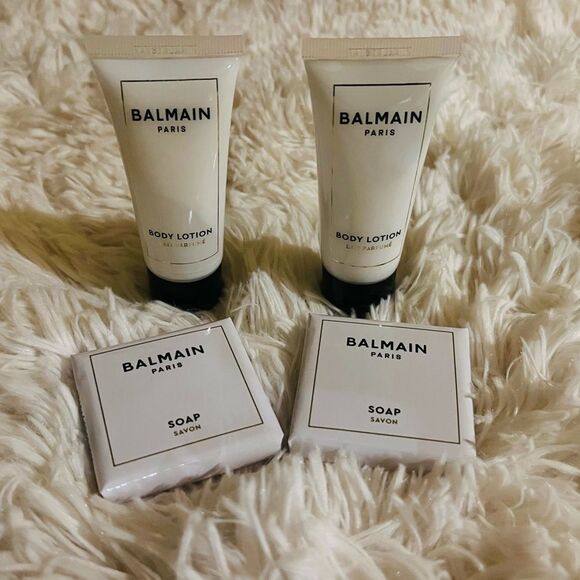 Balmain Paris Luxury Travel Toiletry Set (2 Lotions & 2 Soaps) - Picture 5 of 12